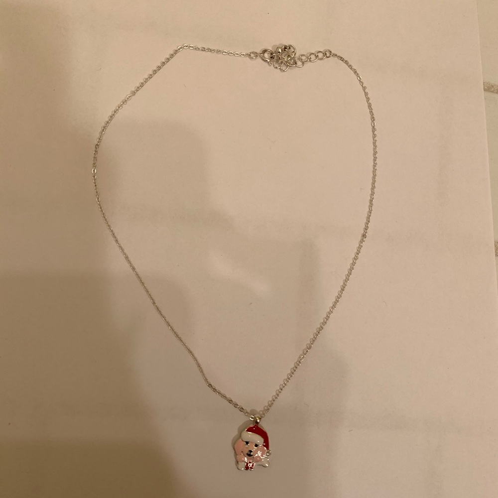 Christmas Dog Necklace